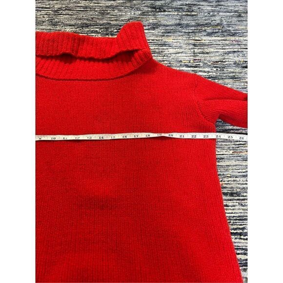 Moon & Madison Womens Sweater Cozy Collection Chenille Red Stretch size M - Picture 6 of 9